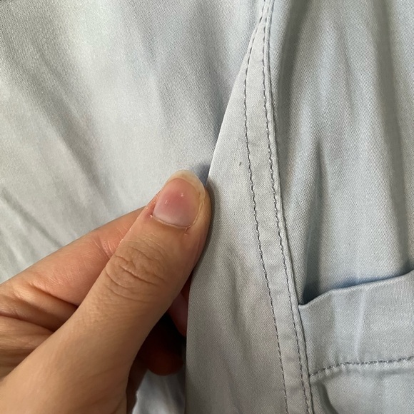 Free People Movement Light Blue Moto Cargo Pants with Pockets Women’s Size XS - Picture 3 of 16